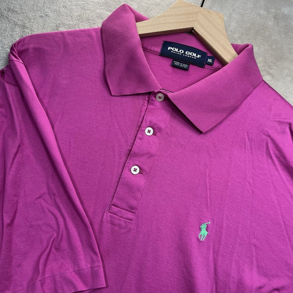 Polo Golf Ralph Lauren Performance Pima Cotton Blend Polo Size XL Pink